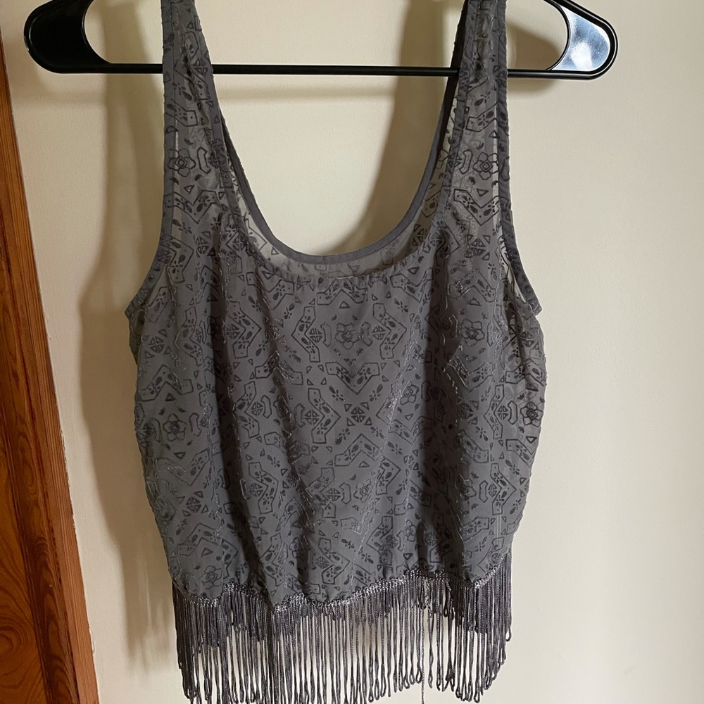 Hollister Fringe Tank Top